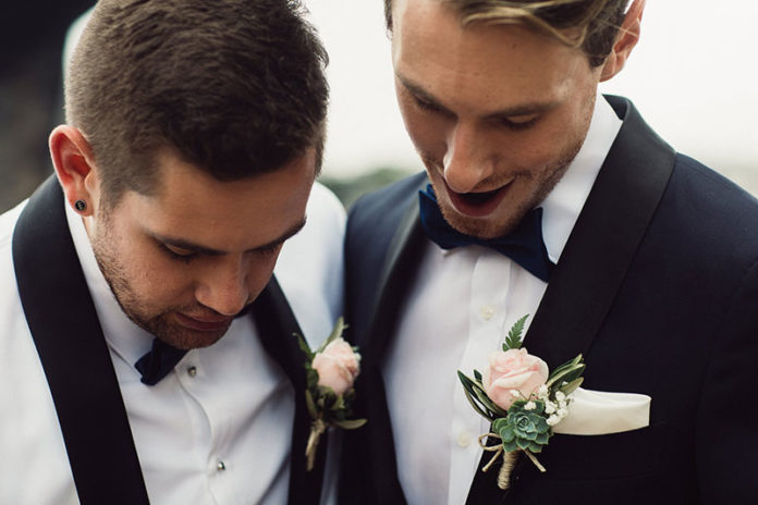 Australia's First Gay Wedding Michael and Ben Gresham-Petchell (Photo - Mark Morgan)