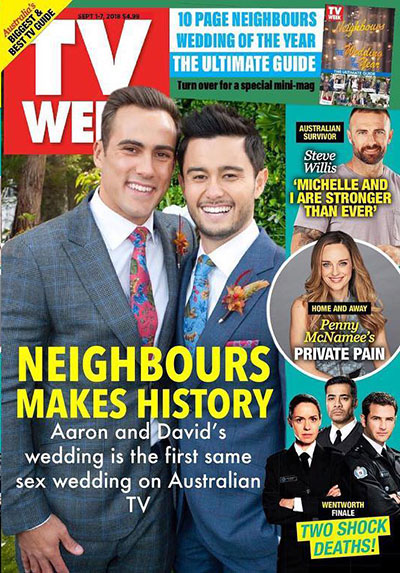 Mock TV Week cover created by a fan