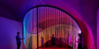 Australian Marriage Equality Catalyst for Stunning Light Installation at London Design Show Full Spectrum by Flynn Talbot at London Design Biennale (Photo by Mark Cocksedge - Instagram)