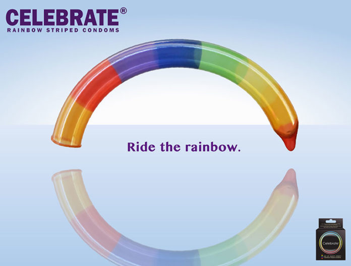 The World’s First Rainbow Condom Shows A Naughty Side - Gay Nation