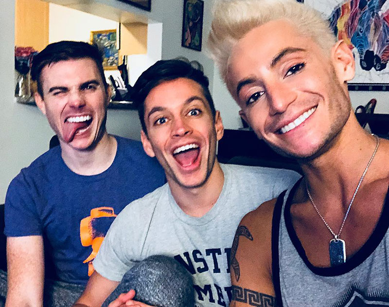 The throuple (Instagram) Frankie Grande. 