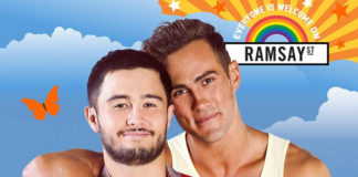 Neighbours Set To Sparkle In Sydney Mardi Gras Parade Takaya Honda and Matt Wilson (Instagram)