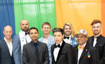 Trustpilot Announced as Mr Gay Pride Australia Major Sponsor Mr Gay Pride Australia 2019 Finalists at ChillOut Festival Carnival in Daylesford (L-R Rhys Cameron, Rad Mitic, Prashant Bhatia, Liam Davies, Andre Cordova, Justin Hill, Johann De Joodt & Darby Savage) (Photo credit - Fred LeMarche - The Boy Project)