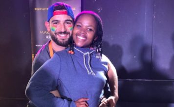 Spanish Country Boy Takes on Mr Gay World with Smiles and Hugs Mr Gay Pride Spain 2018 Francisco Alvarado with Award Winning Theatre Actress Somila Toyi (Instagram)