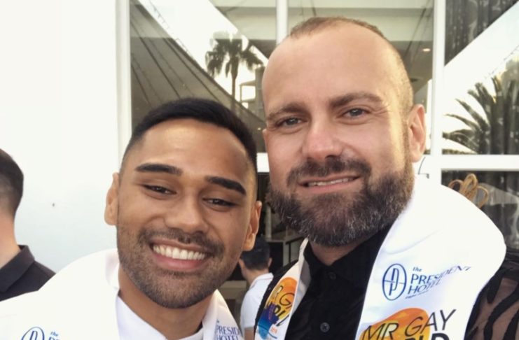 Final Day Preparations As Mr Gay World Public Voting Ends Mr Gay New Zealand Nick Francis and Mr Gay Pride Australia Rad Mitic in Cape Town enter the final day of Mr Gay World 2019. (Instagram)