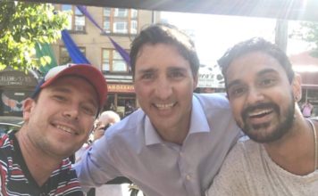 Justin Trudeau Surprises Gay Bar Patrons by Dropping in for a Beer justin Trudeau