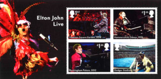 Elton John Celebrated By Royal Mail With New Stamps Elton John - Royal Mail