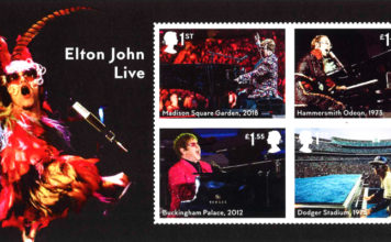 Elton John Celebrated By Royal Mail With New Stamps Elton John - Royal Mail