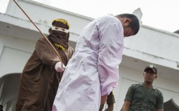 Four Men Viciously Caned in Homosexual Activity Crackdown in Malaysia caned for homosexual acts