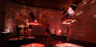 Artists Covers Andy Warhol Museum in Blood of LGBTQ+ Men for World AIDS Day Jordan Eagles Installation at Andy Warhol Museum (Instagram)