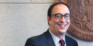 US Senate Confirms Openly Gay Ambassador To Lithuania New US Ambassador to Lithuania Robert Gilchrist (Photo: Embassy of Sweden, via Facebook.)