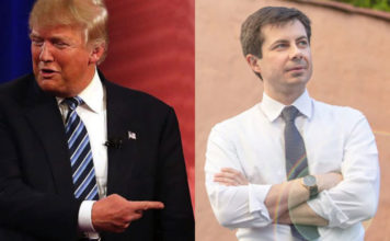 Trump Suggests he Would Vote for a Gay Presidential Candidate President Trump and Buttigieg