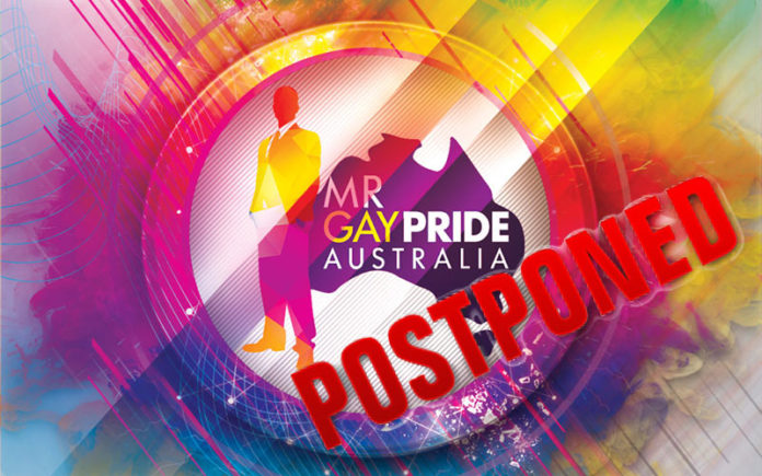 Mr Gay Pride Australia 2020 Postponed