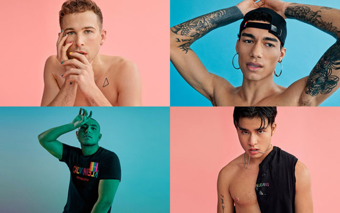 calvin klein pride models