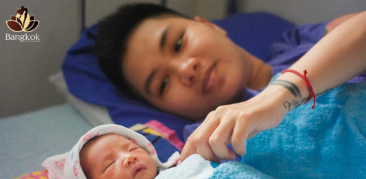 Transgender Man and baby