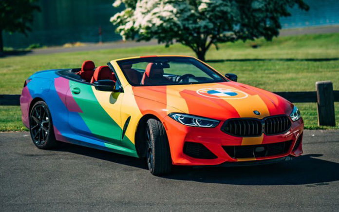 rainbow bmw