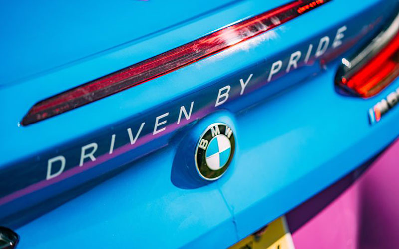 pride bmw badge