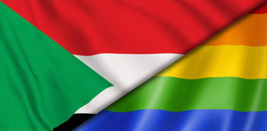 flags of sudan and lgbt