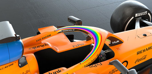 McLaren rainbow halo