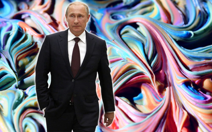 putin rainbow ice cream