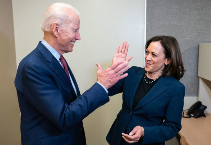 Joe Biden and Kamala Harris