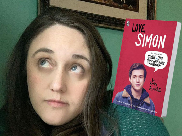 Becky Albertalli author of Simon vs The Homo Sapiens Agenda