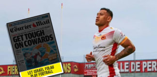Folau Is Back and Still Unapologetic “I Believe What the Bible Says” Israel Folau playing for Catalan Dragons