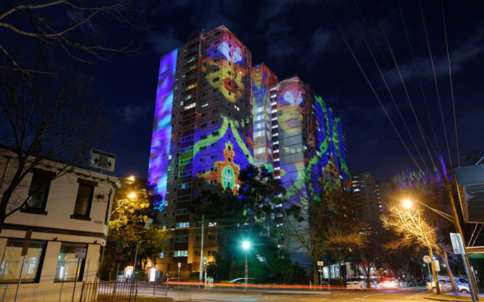 2019 Gertrude Street Projection Festival (Photo by Bernie Phelan - Supplied)