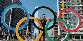 Diving Has a New Gay Pinup Boy, Anton Down-Jenkins First Kiwi Olympic Diver in Almost 40 Years Anton Down-Jenkins in Tokyo (Instagram)