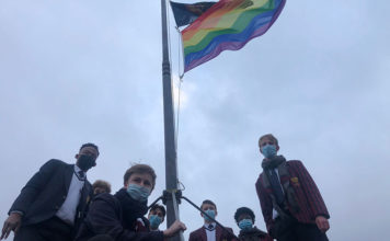 Christian Boys School Flies Rainbow Flag for Pride Month Rainbow Flag