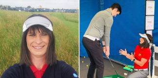 Transgender Coach Forced to Leave Golf Major Following Abuse From Spectators PGA Coach Alison Perkins at The Open Championship in England. (Twitter)