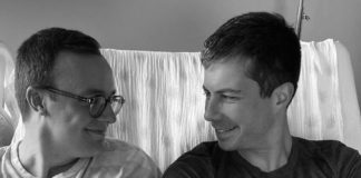 Double Trouble Baby Joy Pete Buttigieg Chasten and Pete Buttigieg with their twins (Instagram)