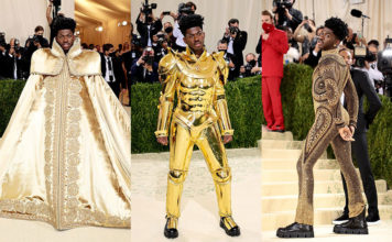 Met Gala 2021: Lil Nas X Slays Again While Troye Sivan Dresses Up Lil Nas X arrives at the Met Gala 2021 (Twitter)