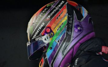 Lewis Hamilton To Continue Wearing Progress Pride Flag Helmet During Saudi Arabian Grand Prix Lewis Hamilton