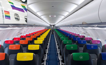 Lufthansa Enters Pride Month With “Lovehansa” Lufthansa inside of Lovehansa
