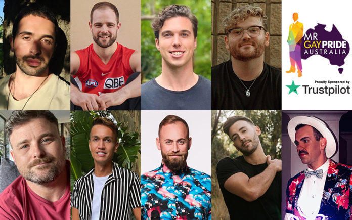 Mr Gay Pride Australia 2022 Finalists