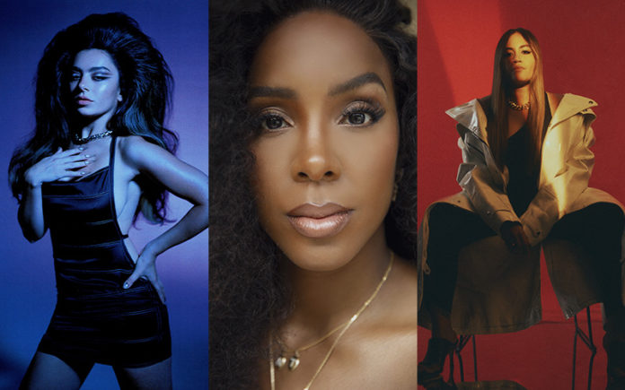 Charli XCX, Kelly Rowland and Jessica Mauboy (Supplied)