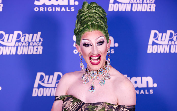 Anita Wigl'it at the Sydney Premiere of RuPaul's Drag Race Down Under (Stan)