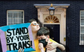 Protesters Rally Outside Downing Steet Amid Scottish Gender Recognition Reform Controversy Uk Trans Rights Protest