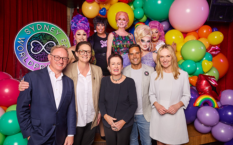 WorldPride - Pride Villages media call photograph - Mark Metcalfe (Supplied)