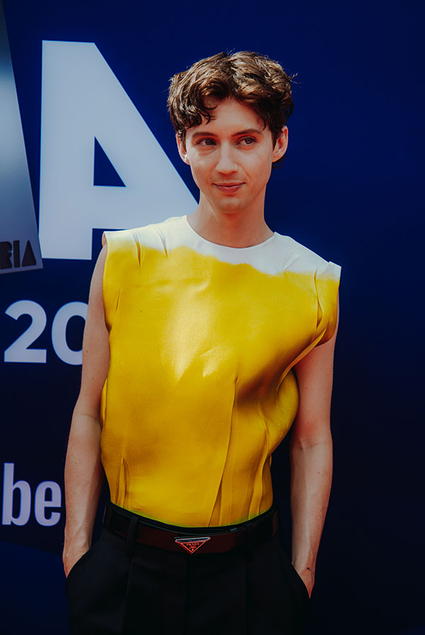 Troye Sivan on the red carpet at the ARIA Awards (Supplied - ARIA Awards)