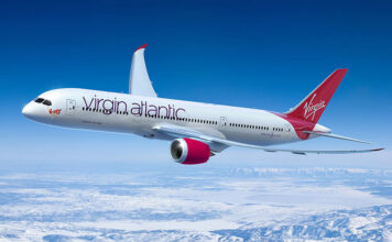 Virgin Atlantic’s Flight100 Marks Milestone in Sustainable Aviation Fuel Virgin Atlantic's 787 Dreamliner - Similar to the one flown from London to New York or 100% Fully Sustainable Fuel (Virgin Group)
