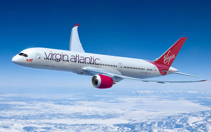 Virgin Atlantic's 787 Dreamliner - Similar to the one flown from London to New York or 100% Fully Sustainable Fuel (Virgin Group)