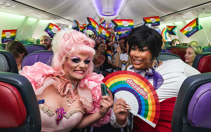Virgin Pride Flights in 2022 (Virgin Australia)