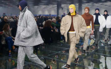 Prada Fall/Winter 2024: Reconnecting to Nature Under Glass and Neon Prada Fall/Winter 2024 (Prada)