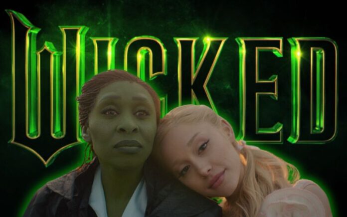 Cynthia Erivo as Elphaba, Ariana Grande as Glinda in the new feature film Wicked. (Universal Pictures)