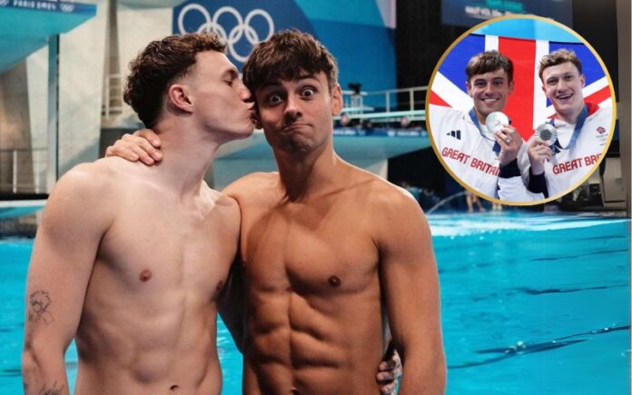 Paris 2024 Silver Medalists Noah Williams and Tom Daley. (Instagram)