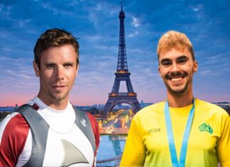 Record-Breaking Rainbow Brigade: Australia and New Zealand Shine at Paris Olympics Rainbow Olympics - Robbie Manson and Campbell Harrison. (Instagram)