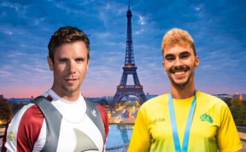 Record-Breaking Rainbow Brigade: Australia and New Zealand Shine at Paris Olympics Rainbow Olympics - Robbie Manson and Campbell Harrison. (Instagram)