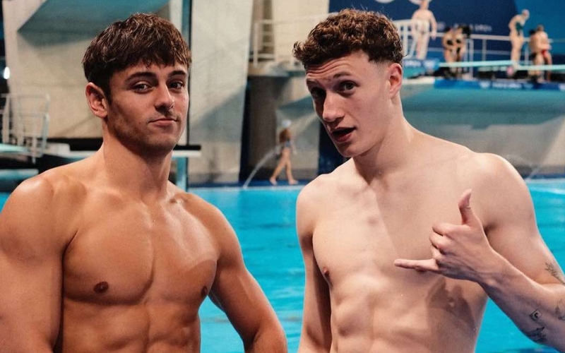 Paris 2024 Silver Medalists Tom Daley and Noah Williams. (Instagram)